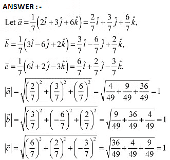 NCERT Solutions Class 12 Maths Chapter 10 - Vector Algebra