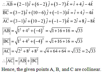 NCERT Solutions Class 12 Maths Chapter 10 - Vector Algebra