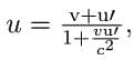 Relativistic Addition of Velocities - Notes | Study Basic Physics for IIT JAM - Physics