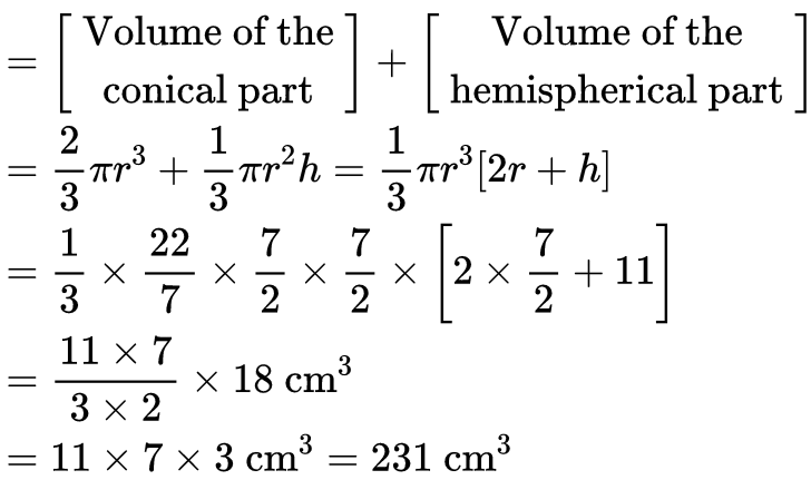 Class 10 Maths Chapter 11 Question Answers - Surface Areas and Volumes
