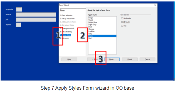 Create forms & Reports using the wizard | Information Technology for Class 10