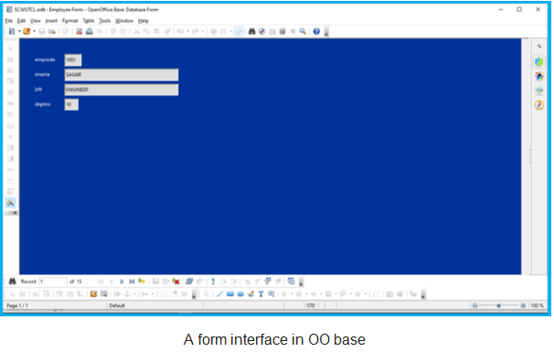 Create forms & Reports using the wizard | Information Technology for Class 10