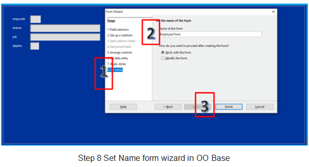 Create forms & Reports using the wizard | Information Technology for Class 10