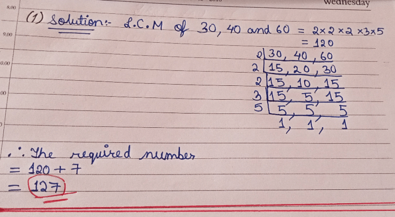 find-the-smallest-number-which-when-divided-by-30-40-and-60-leaves-the-remainder-7-in-each-case