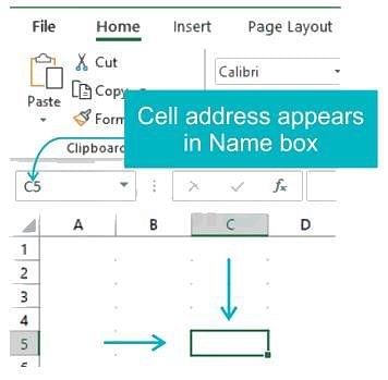 What is the cell address of 4th row and 4th column a 4Db E4c D4d