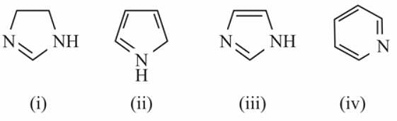 Arrange The Following Compounds In Order Of Decreasing Basicity.a)(iii ...