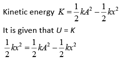 Previous Year Questions (2016-20): Simple Harmonic Motion (Oscillations) | JEE Main - Notes | Study Physics For JEE - JEE