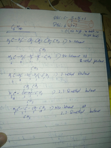 The number of structural isomers for C6H14 isa)3b)4c)5d)6Correct answer ...