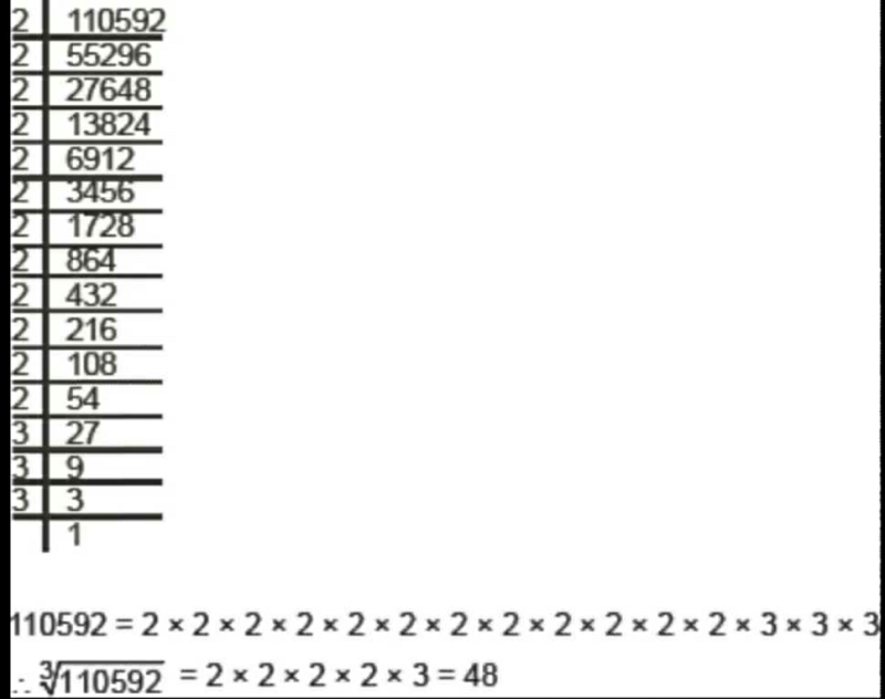 find-the-cube-root-of-110592-by-prime-factorisation-edurev-class-8