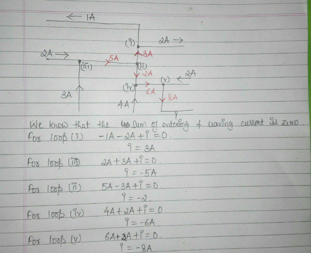 The figure here shows a portion of a circuit. What are the magnitude