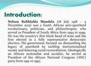 Write A Short Note About Nelson Mandela EduRev Class 10 Question