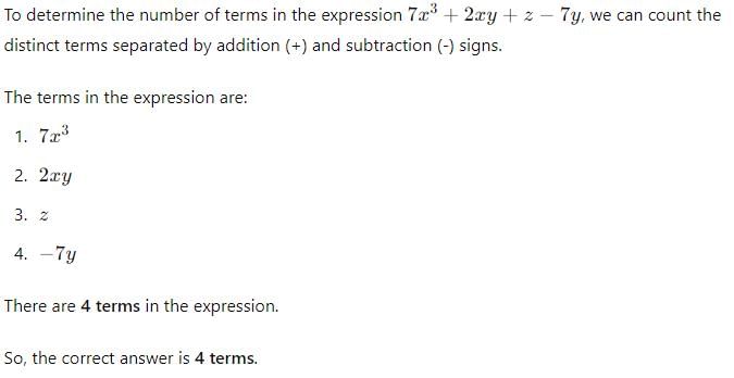 Algebraic Expressions Class 7 Notes Maths Chapter 10 Free PDF