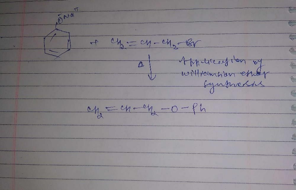 Allyl Phenyl Ether Can Be Prepared By Heating Ac6h5br Ch2 Ch