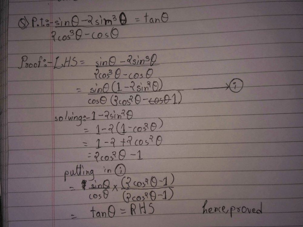 prove-that-sin-theta-2-sin-cube-theta-2-cos-cube-theta-minus-cos-theta-tan-theta