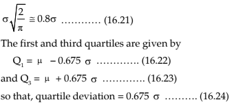 Theoretical Distributions Chapter Notes | Quantitative Aptitude for CA Foundation