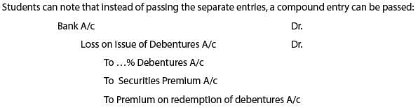 Unit 3: Issue of Debentures Notes | Study Principles and Practice of Accounting - CA Foundation