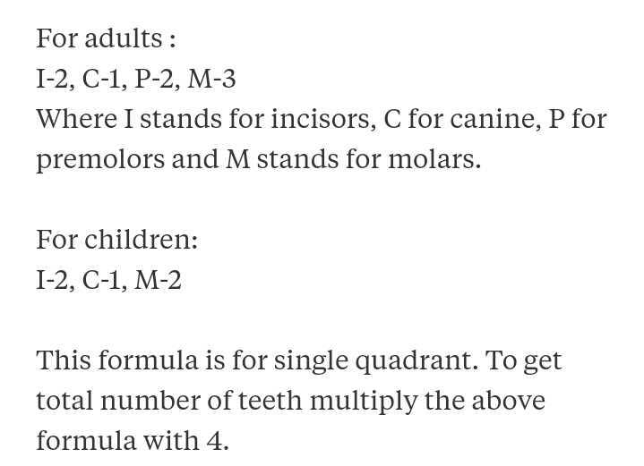 what is dental formula of mab EduRev Class 9 Question