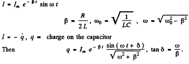 Irodov Solutions: Electric Oscillations- 1 - Notes | Study I. E. Irodov Solutions for Physics Class 11 & Class 12 - JEE