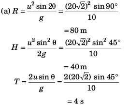 DC Pandey Solutions (JEE Main): Projectile Motion- 1 | DC Pandey Solutions for JEE Physics
