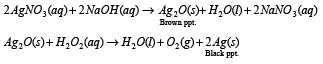 To an aqueous solution of AgNO3 some NaOH(aq) is added, till a brown ...