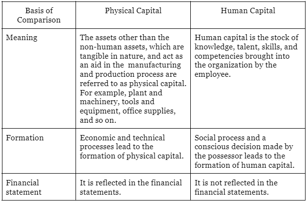 Important Questions Human Capital Formation In India Economics Class