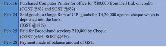 case study on gst for class 11