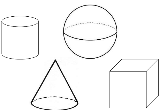 3D Shapes Class 4 Worksheet Maths