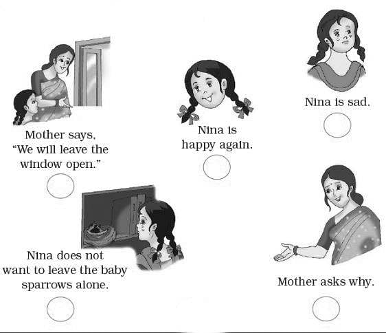 NCERT Solutions for Class 3 English Unit 2 - Nina and the Baby Sparrows