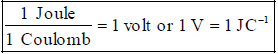 Electric Current, Electric Potential & Potential Difference Notes | Study Science Class 10 - Class 10