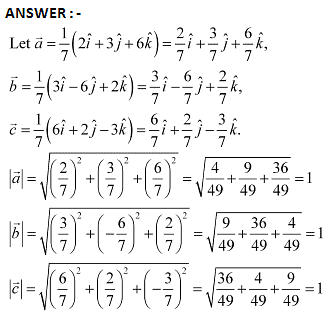 Exercise - 10.3 - Vector Algebra NCERT Solutions | Mathematics (Maths) Class 12 - JEE