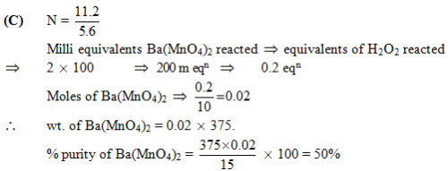 Stoichiometry and Stoichiometric Calculations (NCERT) Free MCQ Practice ...