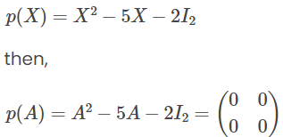 Cayley-Hamilton Theorem: Statement And Proof, Examples - JEE PDF Download