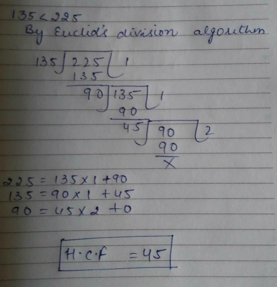 use-euclids-division-algorithm-to-find-hcf-135-and-225-related-euclid