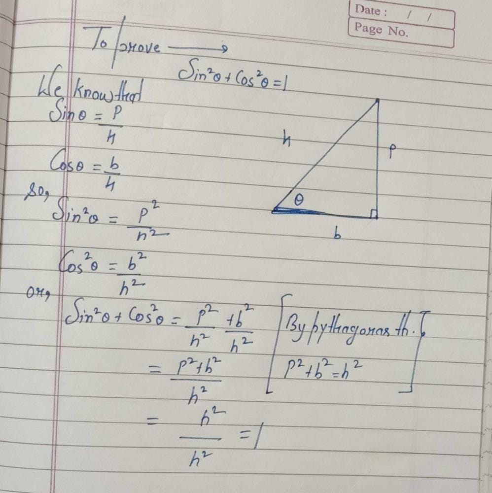 why-sin-2theta-cos-2theta-1-edurev-class-10-question