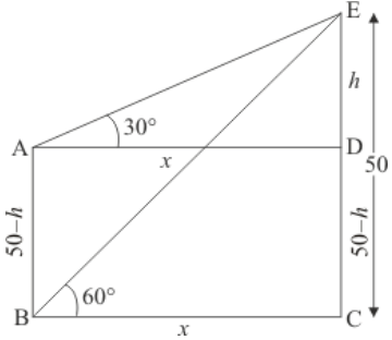 Class 10 Maths Chapter 9 Practice Question Answers - Some Applications of Trigonometry