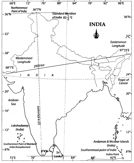 Class 9 Geography Chapter 1 Map Based Question Answers - Contemporary 