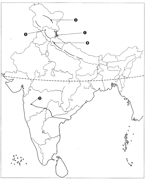 Class 9 Geography Chapter 1 Map Based Question Answers - Contemporary ...