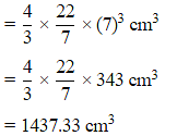 Class 9 Maths Chapter 11 Practice Question Answers - Surface Areas and Volumes