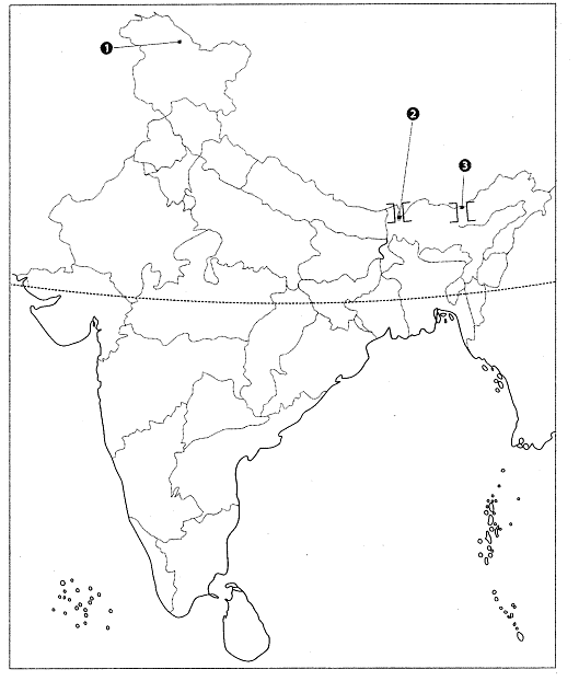 Class 9 Geography Chapter 1 Map Based Question Answers - Contemporary ...