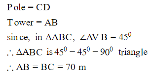 Class 10 Maths Chapter 9 Practice Question Answers - Some Applications of Trigonometry