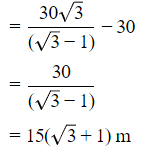Class 10 Maths Chapter 9 Practice Question Answers - Some Applications of Trigonometry