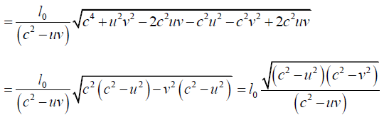Special Theory of Relativity: Assignment | Modern Physics