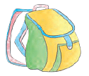 The weight of your school bag=5 kg.