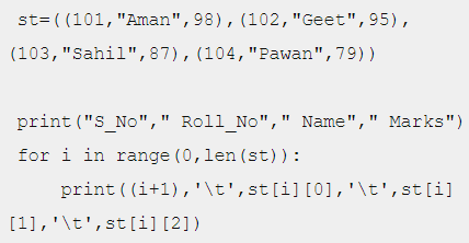 Tuples Manipulation in Python | Computer Science for Class 11 - Humanities/Arts