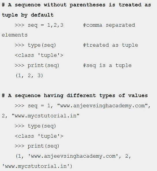 Tuples Manipulation In Python | Computer Science For Class 11 -  Humanities/Arts