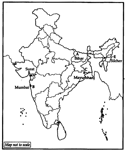 CBSE Sample Question Paper (2022-23) - 5 | Geography Class 11 - Humanities/Arts