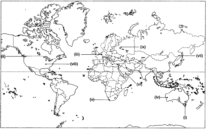 Map Based Work: Transport and Communication - Geography Class 12 ...