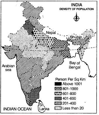 Map Based Work: Population- Distribution, Density, Growth and ...