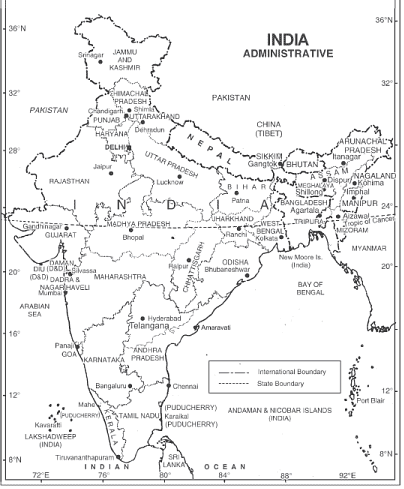 Long Question Answers: India-Location Notes | Study Geography Class 11 - Humanities/Arts