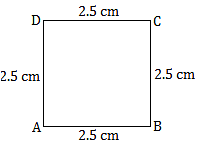 Perimeter of square Notes - Class 7